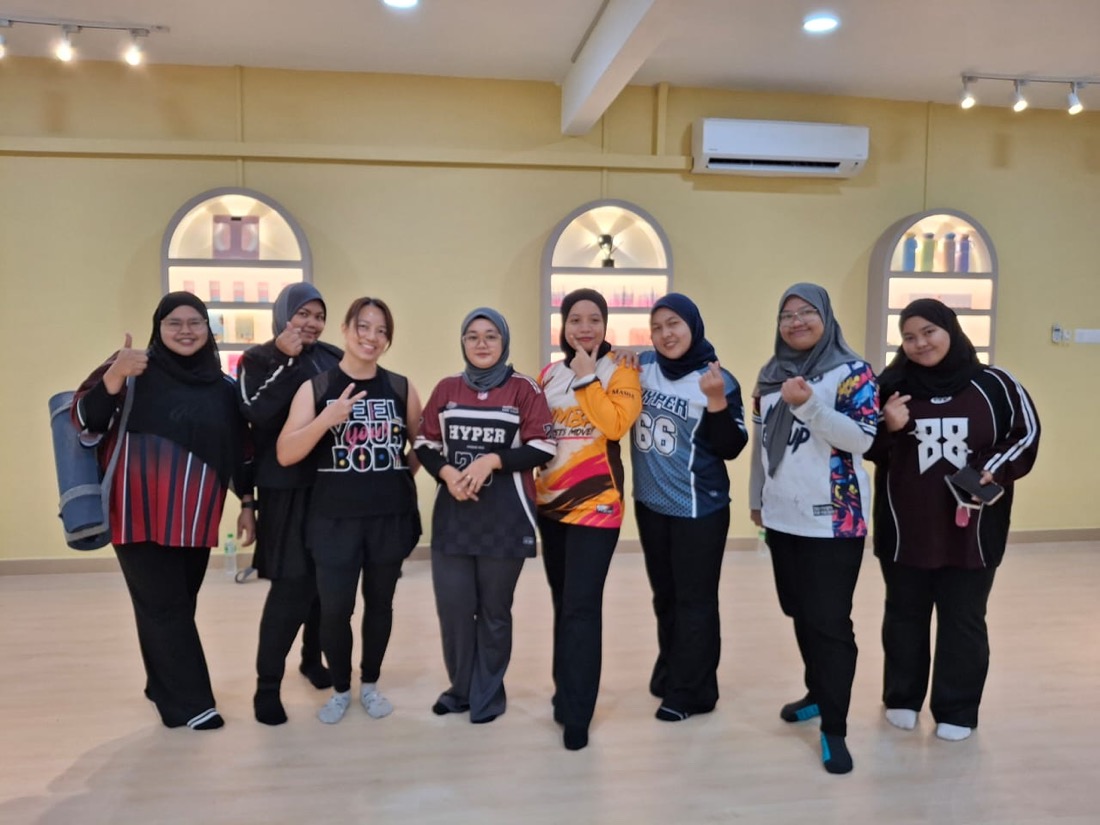 Kelas Pilates di MASHA Fitness Centre