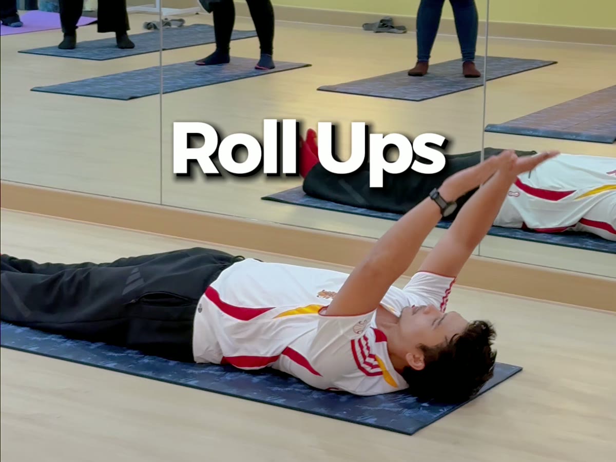 Tutorial Roll Ups, teknik pilates